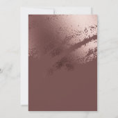 Invitation Gold Tiara Rose Gold Brush Stroke Sweet 16 (Dos)