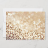 Invitation Gold Tree fête annuelle de Noël d'entreprise (Dos)