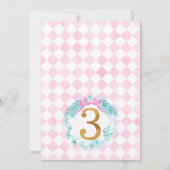 Invitation Gold Trois pays de sucreries Nutcracker Anniversai (Dos)