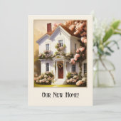 Invitation Gold Victorian Votre Photo Ménage (Debout devant)