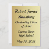 Invitation Gold Well Wives and Advice for the Graduate (Dos)