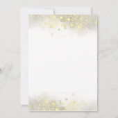 Invitation Gold White What's In Your Phone Brunch Party Jeu (Dos)