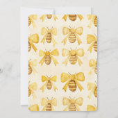 Invitation Gold Yellow Honey Bees Honey Combs Baby Shower (Dos)