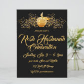 Invitation Golden Apple Rosh Hashanah (Debout devant)