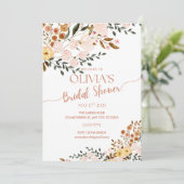 Invitation Golden Automne Botaniques Bridal Showboat Invitati (Debout devant)