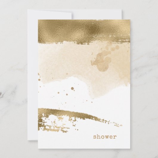 Invitation Golden Automne Mariage ID Fête des mariées655 (Dos)