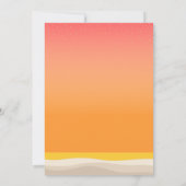 Invitation Golden Beach Elegant Sweet 16 (Dos)