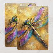 Invitation Golden Dragonfly (Devant / Derrière)