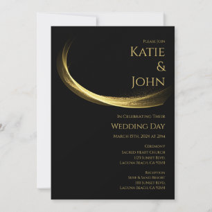 Invitation Golden Elegance-Mariage-