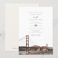 Golden Gate San Francisco California Mariage