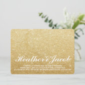 Invitation - Golden Glit Fab Mariage (Debout devant)
