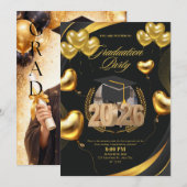Invitation Golden Graduation Celebration 2026 (Devant / Derrière)