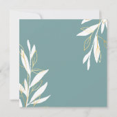 Invitation Golden Green Floral Will You will be my Bridesmaid (Dos)