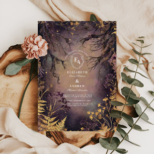 Invitation Golden Hour Woodland Romance