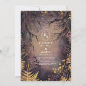 Invitation Golden Hour Woodland Romance (Devant)
