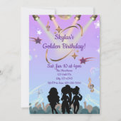 Invitation Golden KPOP birthday  (Devant)