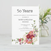 Invitation "Golden Memories : Celebrating 50 Years of Love" (Debout devant)