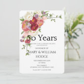 Invitation "Golden Memories : Celebrating 50 Years of Love" (Debout devant)