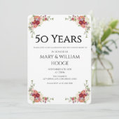 Invitation "Golden Memories : Celebrating 50 Years of Love" (Debout devant)