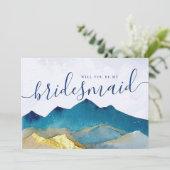 Invitation Golden Mountain Seras-Tu Ma Proposition De Maître (Debout devant)