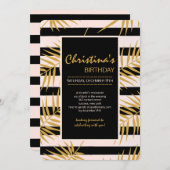 Invitation Golden Palms (Devant / Derrière)