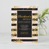 Invitation Golden Palms (Debout devant)