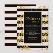 Invitation Golden Palms (Devant / Derrière)