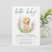Invitation Golden Retriever Chien Chien Chien Chien Chien Mod (Debout devant)