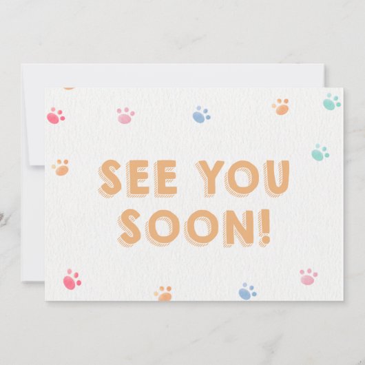 Invitation Golden Retriever Pawty Chien Chien Chien Chien Chi (Dos)