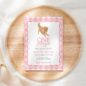 Invitation Golden Retriever Une année d'or filles Anniversair