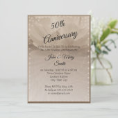 Invitation Golden Rose 50e anniversaire (Debout devant)