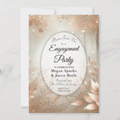 Invitation Golden Rosewood Enchanted Forest (Devant)