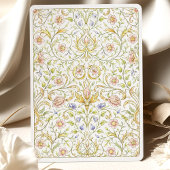 Invitation Golden Scroll Garden Wedding