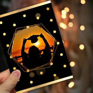 Invitation Golden Sunset Graduation