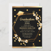 Invitation Golden Sunset Graduation (Devant)
