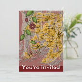 Invitation Golden Woods (Debout devant)