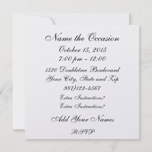 Invitation Golf (Dos)