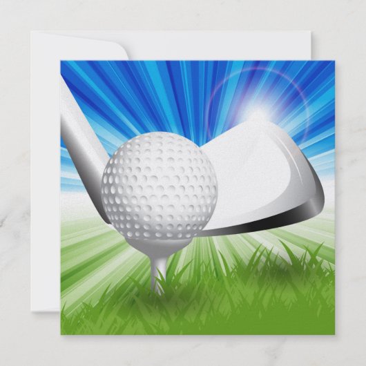 Invitation Golf (Devant)