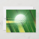 Invitation golf (Devant)