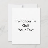 Invitation golf (Dos)