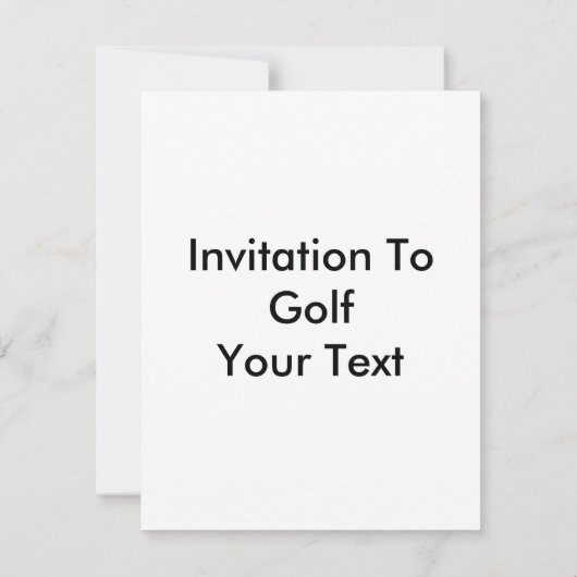 Invitation golf (Dos)