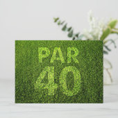 Invitation Golf 40e anniversaire (Debout devant)