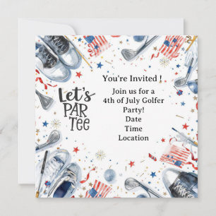 Invitation GOLF  4 juillet   Fête de golf du Jour de l'Indépe