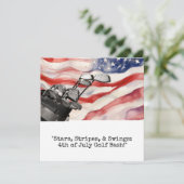 Invitation Golf 4 juillet Fête de l'Indépendance (Debout devant)