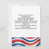 Invitation Golf 4th July Independence Day for golfer (Dos)