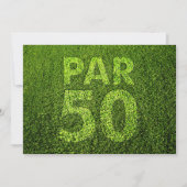 Invitation Golf 50e anniversaire (Devant)