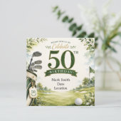 Invitation Golf 50e Anniversaire (Debout devant)