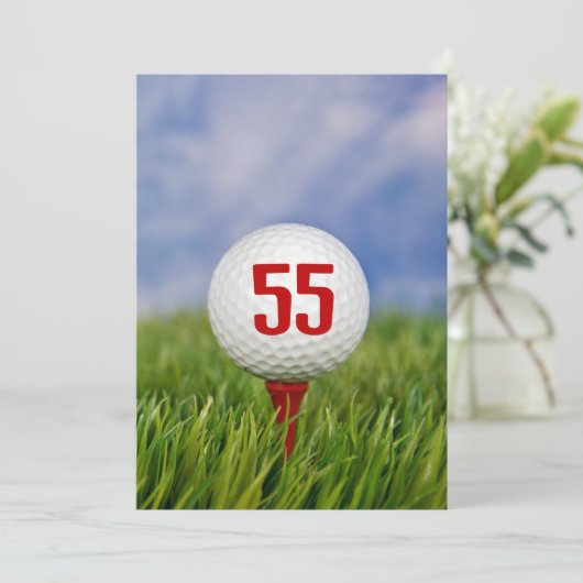 Invitation Golf 55ème anniversaire (Debout devant)