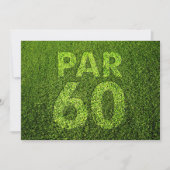 Invitation Golf 60e anniversaire (Devant)