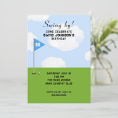 Invitation Golf 60e fête d'anniversaire (Debout devant)